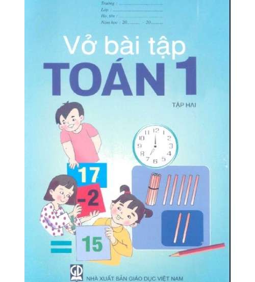 Vở bái tập Toán 1 Tập 2 Phần 1