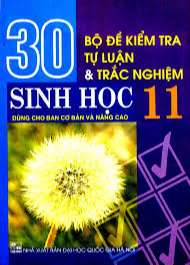 30 bộ đề kiểm tra Tự luận & Trắc nghiệm Sinh học 11